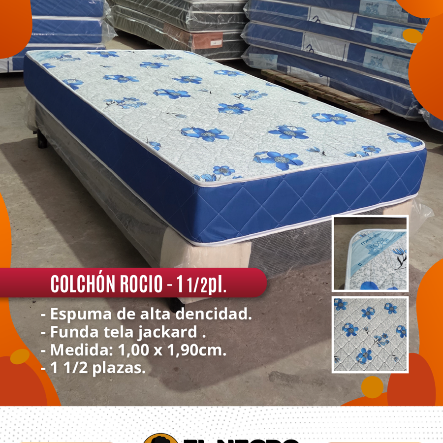 COLCHON MAXIKING 100X20 ROCIO
