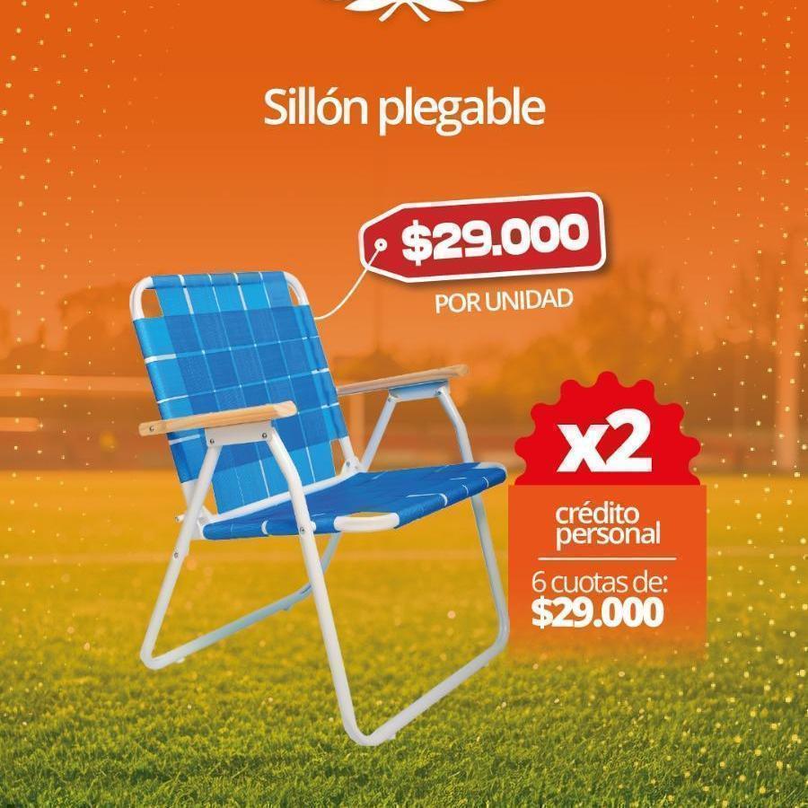 SILLON  PLEGABLE CAÑO 5 POSIC.REF.C/APOYABRAZOS